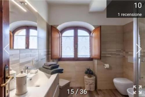 Koupelna v ubytování Villa FioccoMare