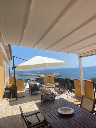 Nespecifikovaný výhled na moře nebo výhled na moře při pohledu z bed and breakfast