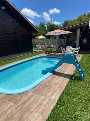 Chalé Rústico com piscina