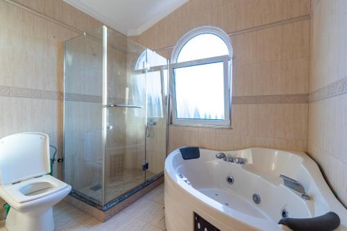 Koupelna v ubytování Blue Sky Apartments-Ulcinj, Montenegro