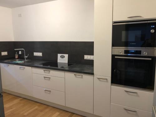 Kuchyň nebo kuchyňský kout v ubytování Haus am Mühlenkämpchen Wiesengrund