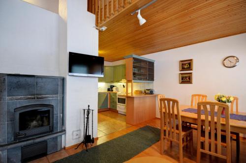 Køkken eller tekøkken på Kulta-Katti Apartments