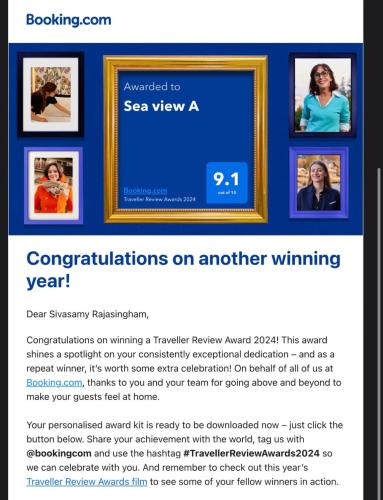 a screenshot of the sea view a website at Sea view A in Mount Lavinia