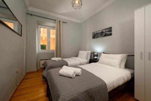 Ein Bett oder Betten in einem Zimmer der Unterkunft Island Suite, Old Town
