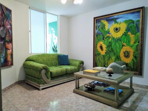 Ruang duduk di Casa Del Pintor