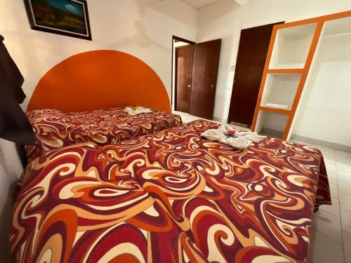 Katil atau katil-katil dalam bilik di Hotel Bello Caribe