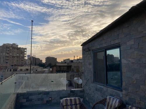 Balkón nebo terasa v ubytování @Best Rooftop House in Maadi
