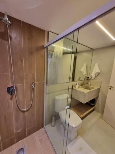 Et badeværelse på Luxo quadra mar Balneario