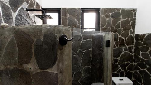 Koupelna v ubytování Hotel Boutique Los Abetos