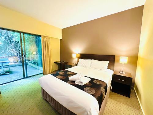Letto o letti in una camera di City Views Ballarart