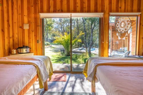 Postel nebo postele na pokoji v ubytování El Boldo Magico