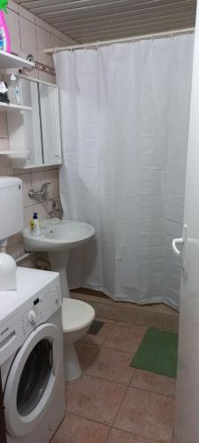 Vonios kambarys apgyvendinimo įstaigoje Apartment Milan