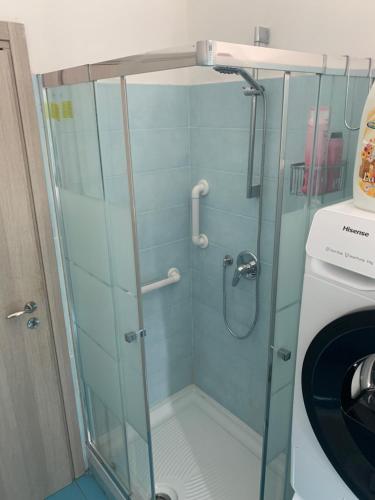 Koupelna v ubytování Home Carpiceci