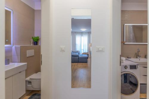 Ett badrum på Apartman Vučak