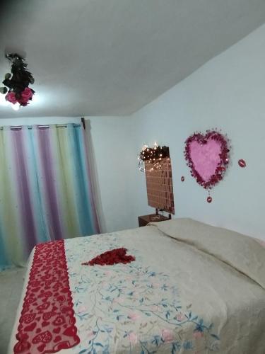 Voodi või voodid majutusasutuse Luz de Luna estancia romántica toas