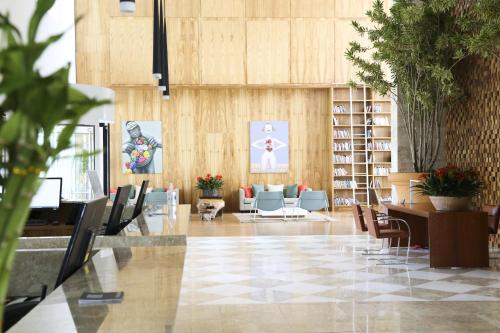Vitória Hotel Convention Paulíniaにあるシーティングエリア