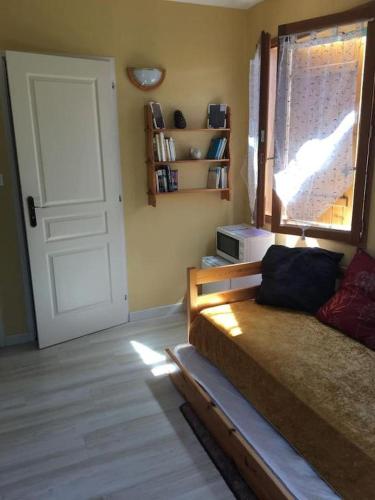 Χώρος καθιστικού στο Chambre d'hôtes La Cavaille