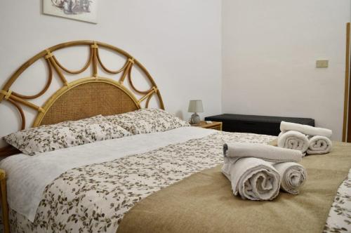 Postel nebo postele na pokoji v ubytování Villa Rosetta vacanze al mare