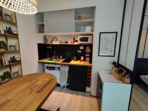 STUDIO AVEC JARDIN TOUT A PIED PLAGES ET COMMERCES