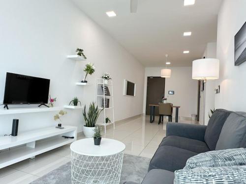 TV a/nebo společenská místnost v ubytování Leisure Home-1Bedroom