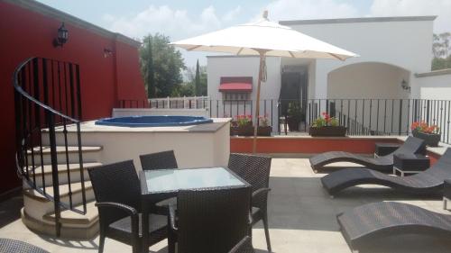 Un balcón o terraza en Hotel San Xavier