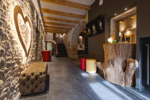 Posezení v ubytování Granduca Mountain Wellness Apartments Campigna