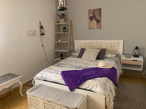 Кровать или кровати в номере las rosaledas 23
