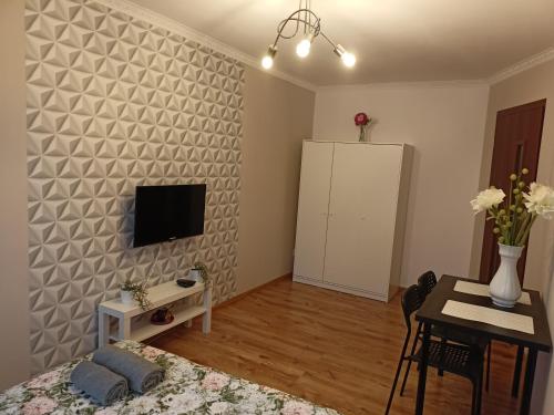 Μια τηλεόραση ή/και κέντρο ψυχαγωγίας στο Apartament GUNER