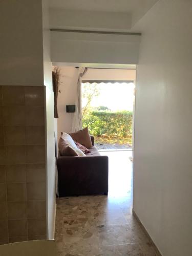 Χώρος καθιστικού στο Casa Mela