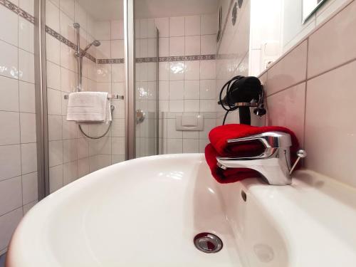 Koupelna v ubytování Ferienhaus Alexandra