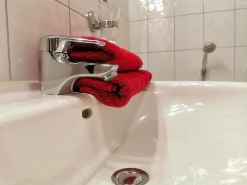 Koupelna v ubytování Ferienhaus Alexandra