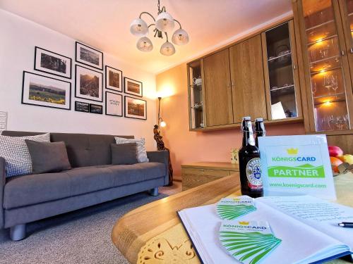 Posezení v ubytování Ferienhaus Alexandra