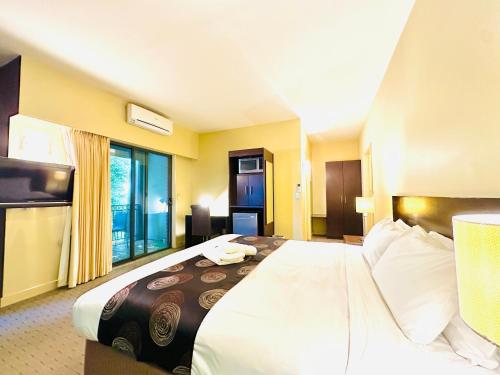 Letto o letti in una camera di City Views Ballarart