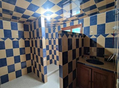 Ванная комната в Casa completa a 10 min de Teziutlan.