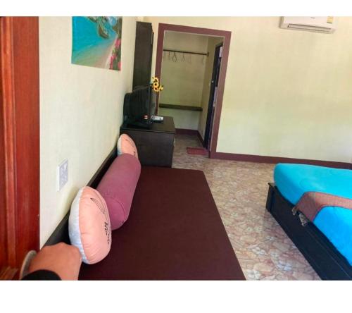 Χώρος καθιστικού στο Khlong Khong Simple House