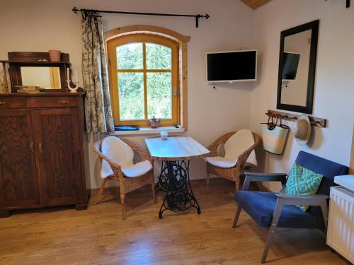 TV/trung tâm giải trí tại Klimaty- apartamenty nad rzeką