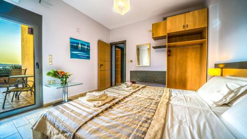 Postel nebo postele na pokoji v ubytování Anemon Villas