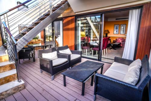 Μπαλκόνι ή βεράντα στο Gran Hotel Guadalpín Banus