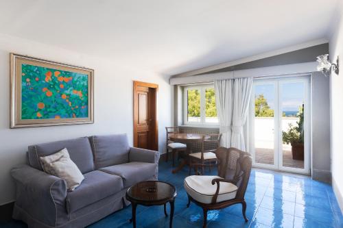 Posezení v ubytování Grand Hotel Cocumella
