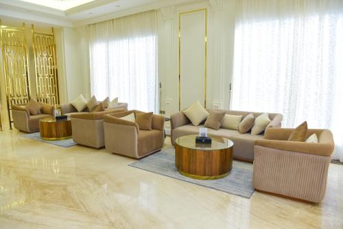 Posezení v ubytování Rose Park Apartment hotel