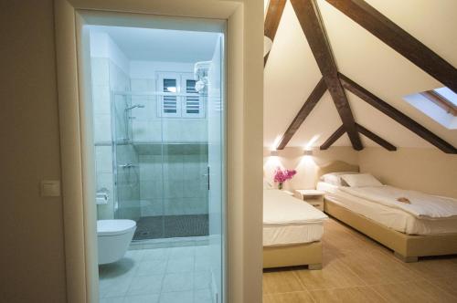 Koupelna v ubytování Hotel Konavle