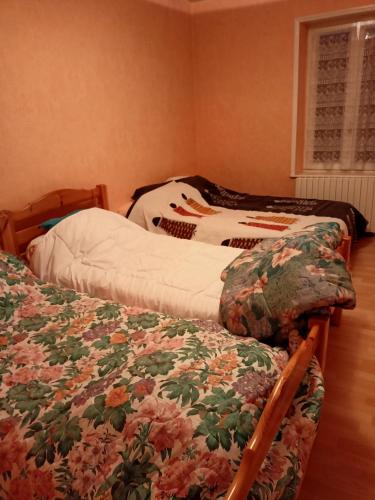 Ліжко або ліжка в номері Appartement en Bresse