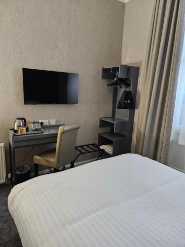 Телевизор и/или развлекательный центр в The Townhouse Chester