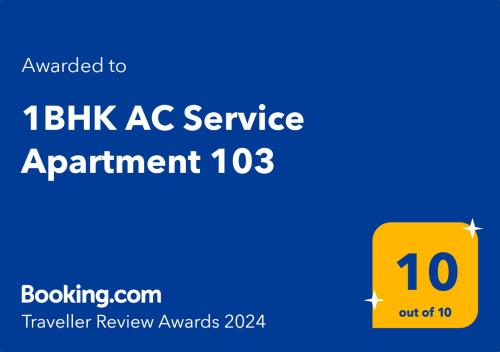 a screenshot of the black ac service appointment at 2BHK AC Service Apartment 102 Bhugaon in Pune