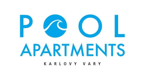 a logo for the park apartments kalamatownarity at Pool Apartments in Karlovy Vary