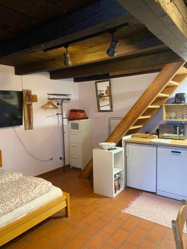 Kuchyňa alebo kuchynka v ubytovaní Landhaus Nitsch Appartement - Gästehaus Nitsch Appartement