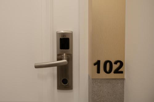 a door with the number on it at RIVA sleep & chill in Valjevo