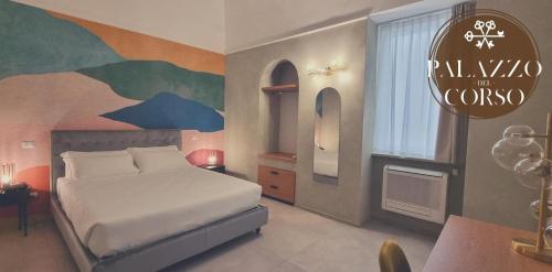 Postel nebo postele na pokoji v ubytování B&B Apartments Palazzo del corso