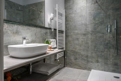 Koupelna v ubytování Grand Hotel Terme & SPA - Chianciano