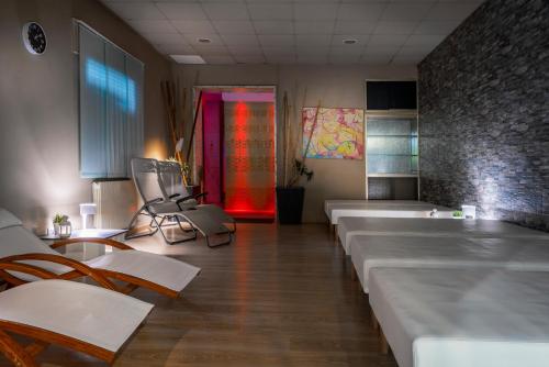 Grand Hotel Terme & SPA - Chiancianoにあるベッド